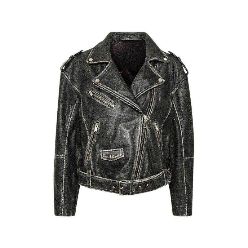 9e47tl Biker Jacket Oversize - Image 1