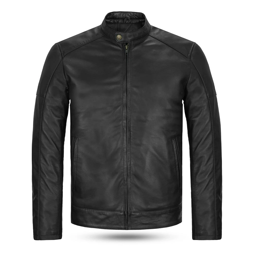 rx5ebm Lambskin Leather Jacket - Image 1